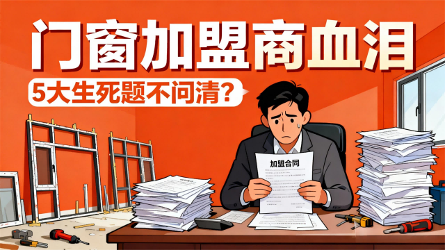 門窗加盟商血淚：5大生死題不問清？